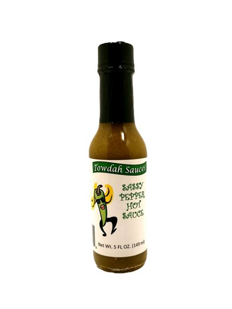 Sassy Pepper Hot Sauce Towdah Foods