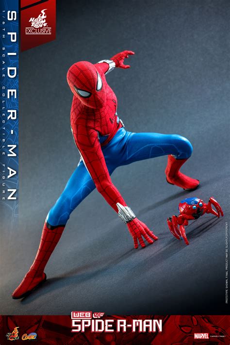 Hot Toys W E B Of Spider Man Figure The Toyark News