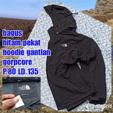 Jaket Gunung Outdoor Tnf The North Face Hitam Besar Jumbo Gorpcore