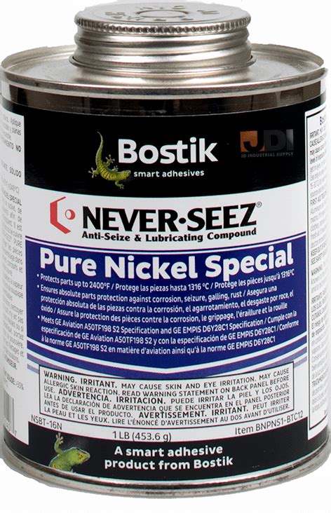 Bostik Never Seez Nsbt N Pure Nickel Special Anti Seize Compounds