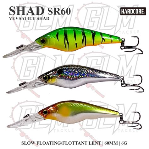 Duel Hardcore Shad Versatile Sr Slow Floating Flottant Lent Mm