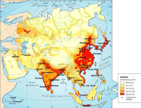 GeografÍa General Asia Rasgos FÍsicos Y Humanos