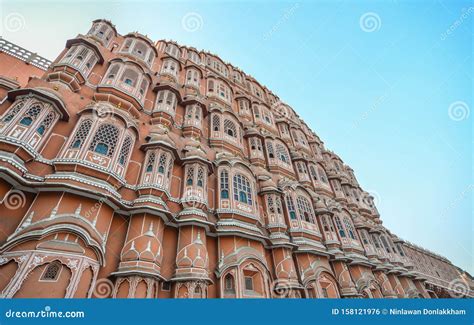 Hawa Mahal Wind Palace In Jaipur India Stock Photo Image Of Castle