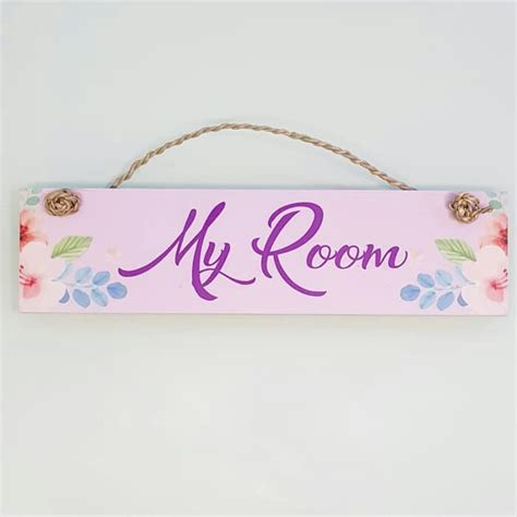 Jual My Room Pajangan Gantung Hiasan Dinding Pintu Ruangan Wooden Wall