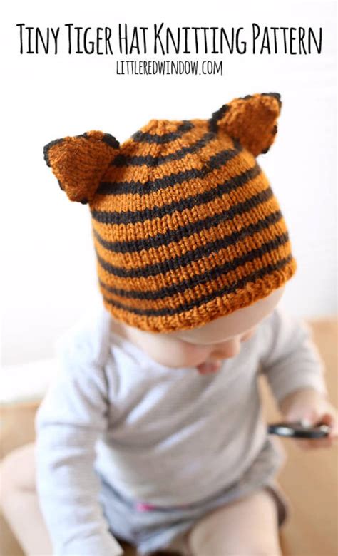 Tiger Baby Hat KNITTING PATTERN / Tiger Hat Pattern /baby - Etsy