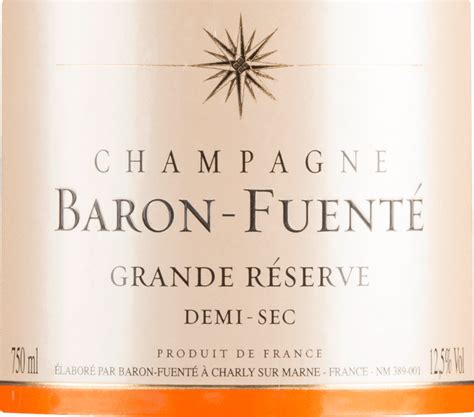 Grande Réserve Demi sec Champagne Baron Fuenté VINELLO