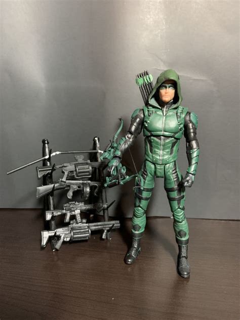 Green Arrow Dc Collectibles Season 5 Suit Arrowverse Custom Dc Icons