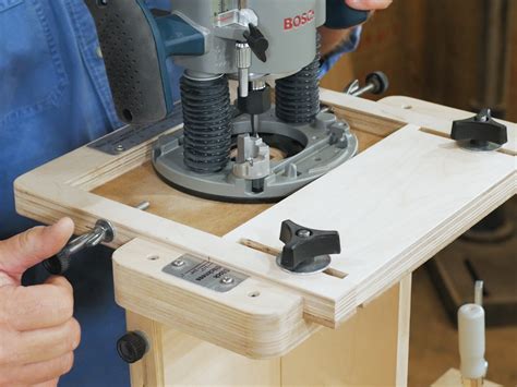 Woodsmith Plunge Router Mortising Jig Plan Off