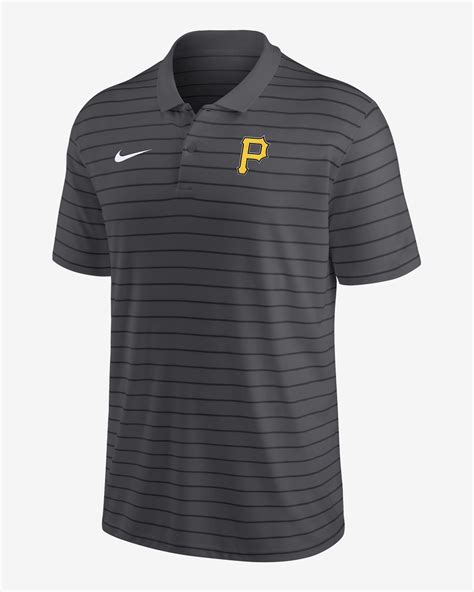 Polo Para Hombre Nike Dri Fit Victory Striped Mlb Pittsburgh Pirates