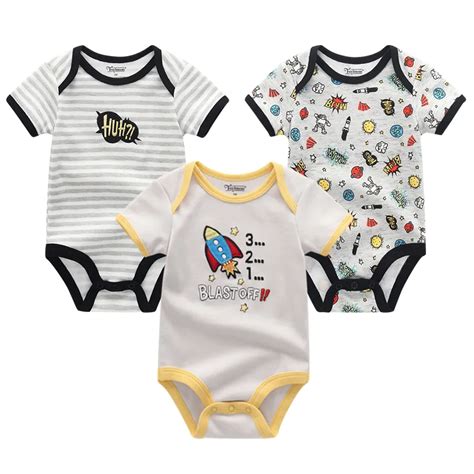 Baby Boy Jumpsuits 3 Pieces Newborn Clothes Set - Sweetpea Clothing