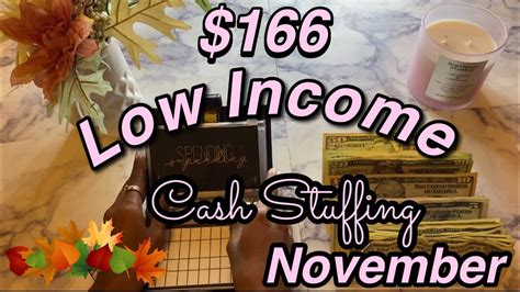 Low Income Cash Envelope Stuffing November Low Income Cash