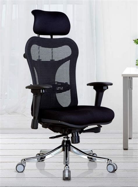 Fabric Optima High Back Chair Black At In New Delhi Id