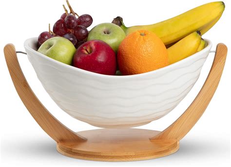 Rpxlife Large Fruit Bowl For Kitchen Counter 13 Modern