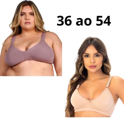 Sutiã Reforçado Plus Size e Comum Sem Bojo Lingerie Sutiã Sem Bojo