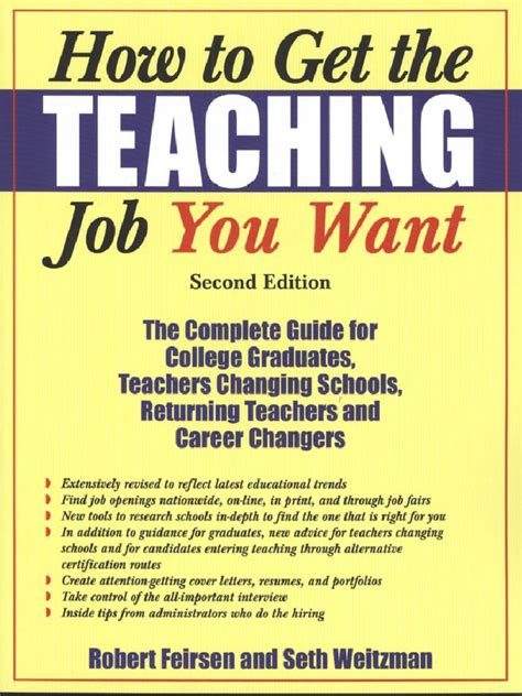 How To Get The Teaching Job You Want The Complete Guide For College Graduates Returning