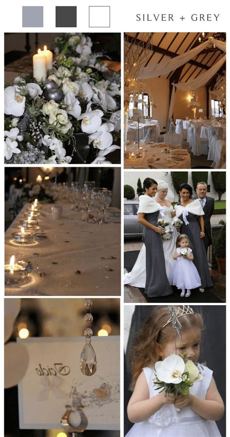 7 Silver Wedding Color Palette Ideas 2024 Cfc