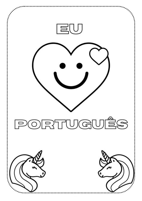 Capa De Caderno De Portugu S Ideias Legais Para Imprimir