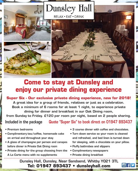 Dunsley Hall Country Hotel Whitby North Yorkshire