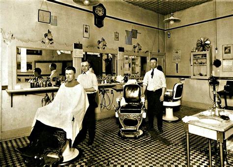 1930s Barber Shop Barber Shop Barber Shop Vintage Vintage Barber