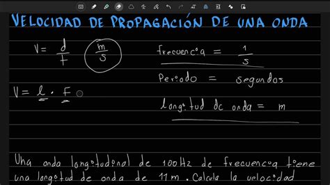 Ejercicios De Propagacion De Ondas Calcular La Rapidez De Una Onda