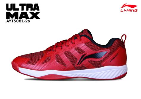 Li Ning รองเท้าแบดมินตัน Ultra Iv Ayts081 Badminton Shoes แถมเชือกรองเท้าสำรองแถมถุงเท้า