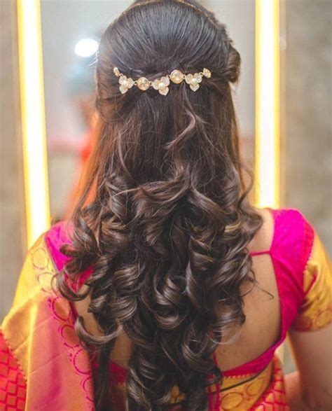 79 Gorgeous Open Hair Hairstyles For Indian Brides With Simple Style Best Wedding Hair For