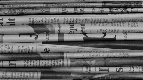 Black And White Newspaper Wallpaper 48 Images