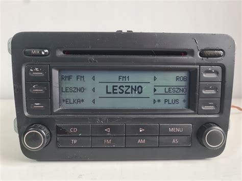 Radio Rcd Vw Touran Caddy Golf V Passat B Tiguan Rcd Kod