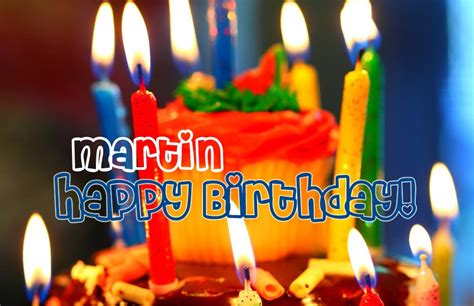 Happy Birthday Martin image.