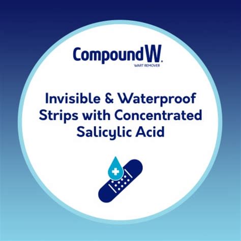 Compound W One Step Max Strength Invisible Wart Remover Strips 14 Ct