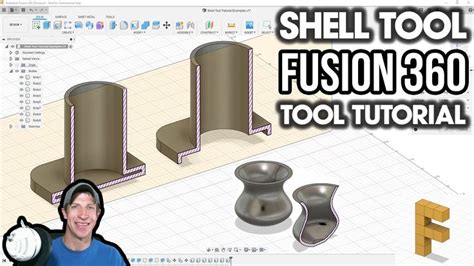 The Shell Tool In Autodesk Fusion360 Can Be Used To Quickly Create