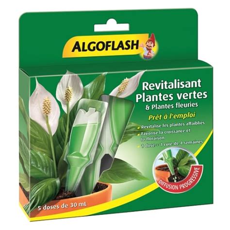 Monodose Revitalisante Plantes Vertes Fleuries Algoflash Gamm Vert