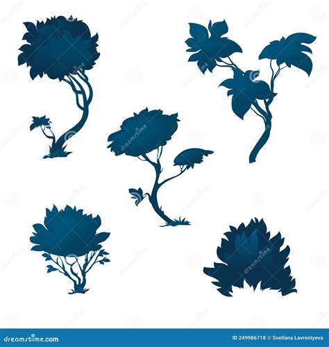 Shrubs Vector Silhouettes 29548841