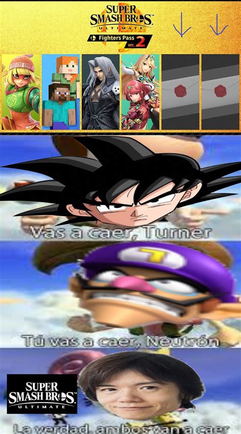 Goku Y Waluigi Va A Caer Por Que No Va A Está En El Smash Ultimate