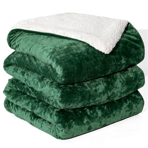 Phf Sherpa Fleece Blanket Queen Size Luxurious Truly Velvet Flannel