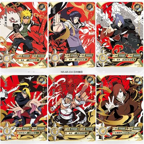 7ik Naruto Cards All Set Ar Cr Or Card Itachi Kakashi Temari Anime