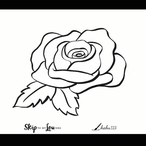 Rose Flower Images Pencil Drawing Easy - Infoupdate.org