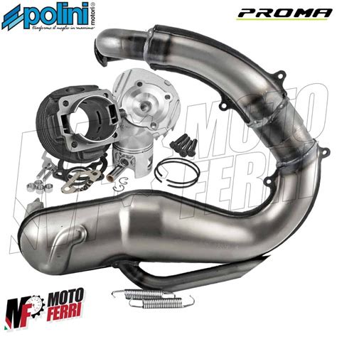 Kit Cilindro 102cc Dm 55 Testa Racing Polini Marmitta Proma Vespa 50