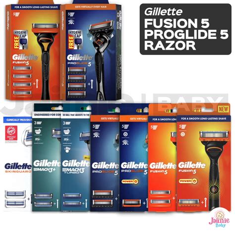 Gillette Razor Proglide Fusion Mach Skinguard Razor Shaver Shopee