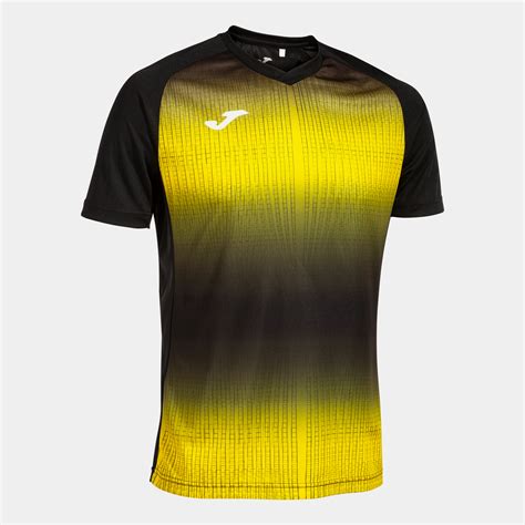 Joma Tiger V Shirt Black Yellow Total Football Direct