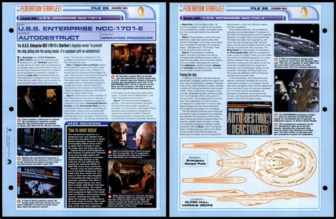 Autodestruct Uss Enterprise Ncc E Star Trek Fact File Page