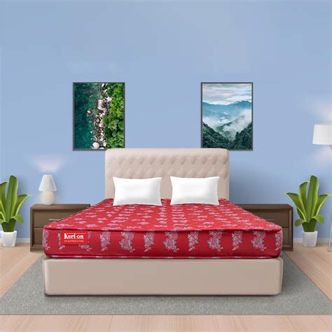 Kurl On Mattress Single Bed Natural Coir 5 Inch Bed Single Size