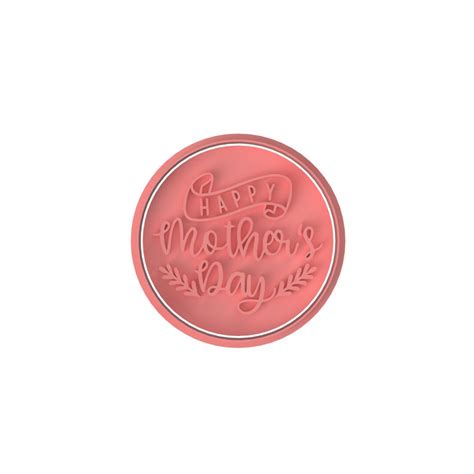 Happy Mothers Day Cookie Cutter Stamp And Debosser Set Etsy