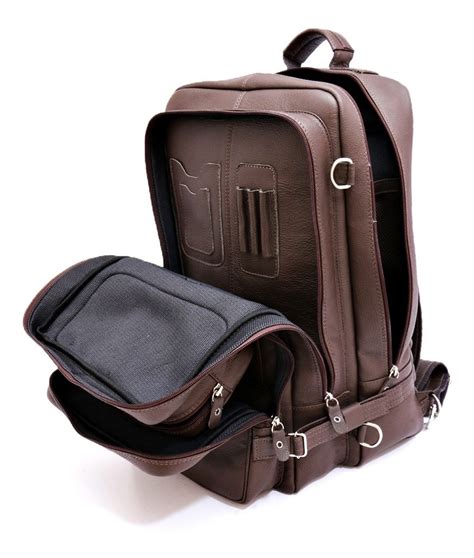 Mochila Masculina Para Notebook Couro Legitimo Brinde Parcelamento