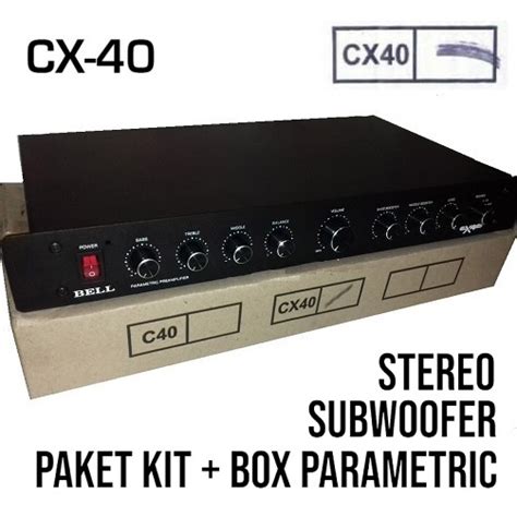 Jual Tone Control Parametrik BELL Original Produk Pre Box CX 40