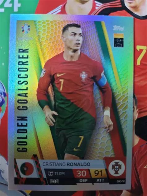 Cristiano Ronaldo Golden Goalscorer Match Attax Euro Topps Eur