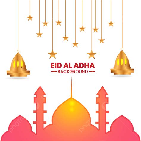 รูปอิสลามที่สวยงามเทศกาล Eid Al Adha พื้นหลังโปร่งใสพร้อมมัสยิด Png พื้นหลัง อิสลาม งานเฉลิม