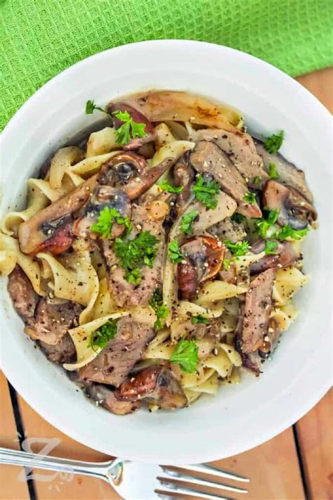 Beef Stroganoff Easy And Creamy Our Zesty Life