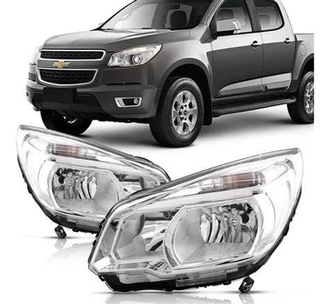 Farol S10 Trailblazer 2012 2013 14 15 16 Foco Duplo Cromado