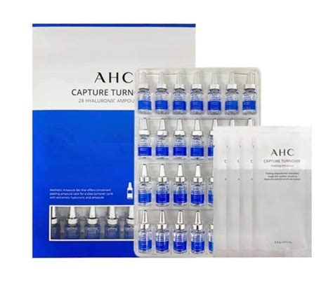 AHC Korea Capture Turnover 28 Bottles Hyaluronic Ampoule Set Peeling